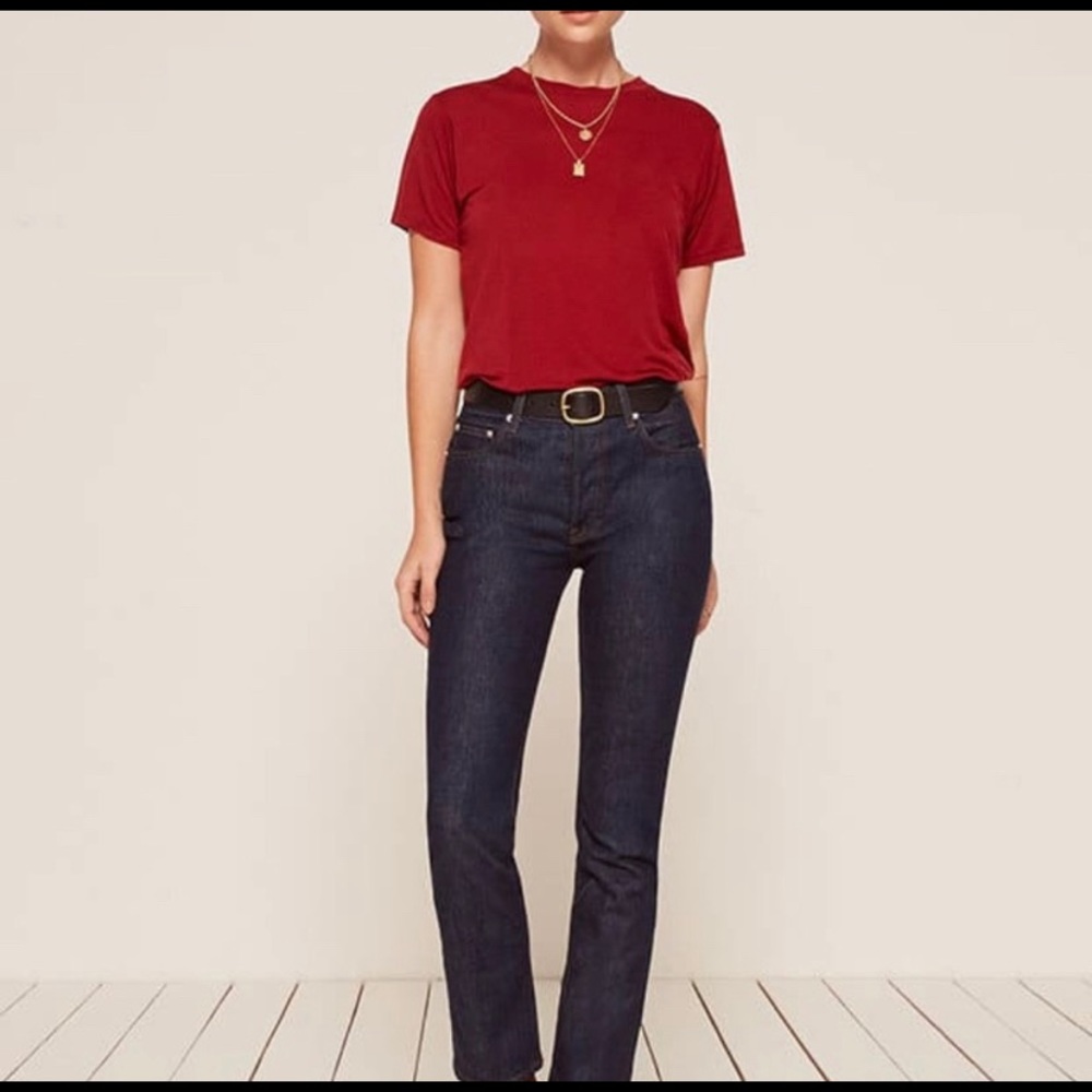 Reformation Winona Slim Mid Rise Jeans 👖